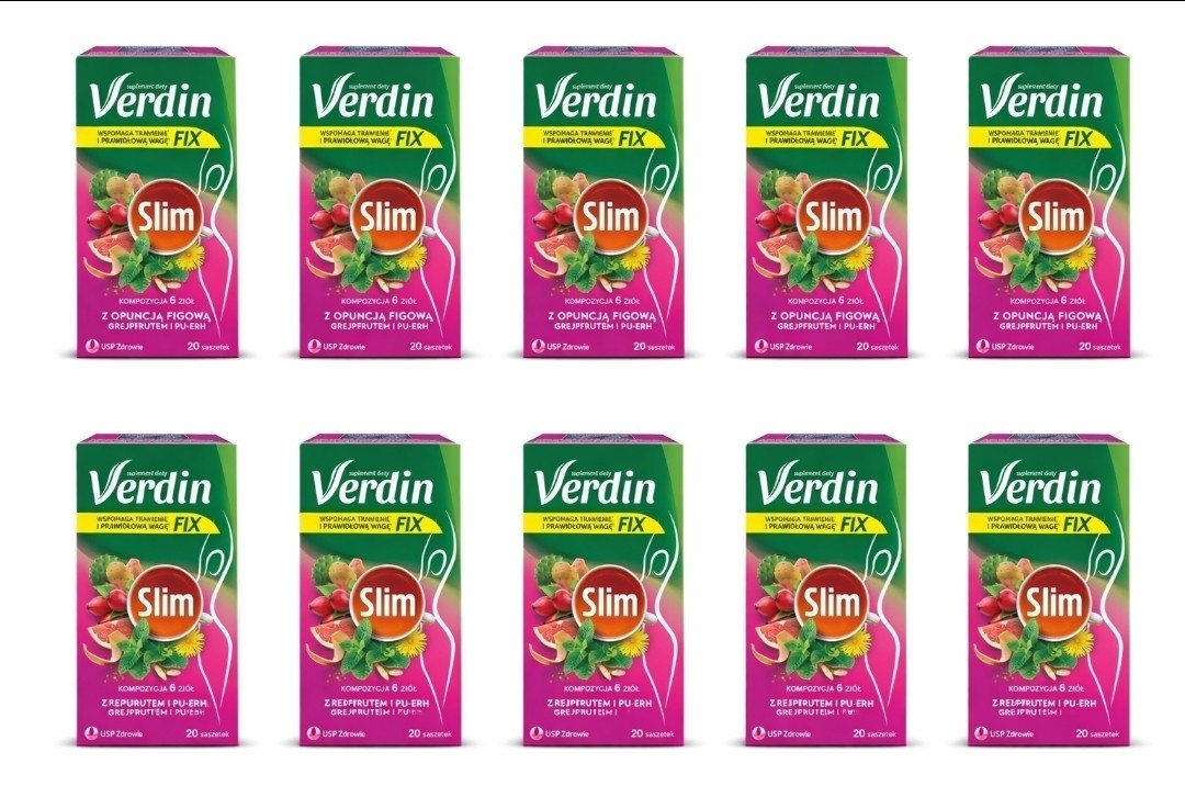 🍵🌿Verdin Slim Tea 10 Boxes (20 Bags Each)Diet Support, Appetite Control, Detox
