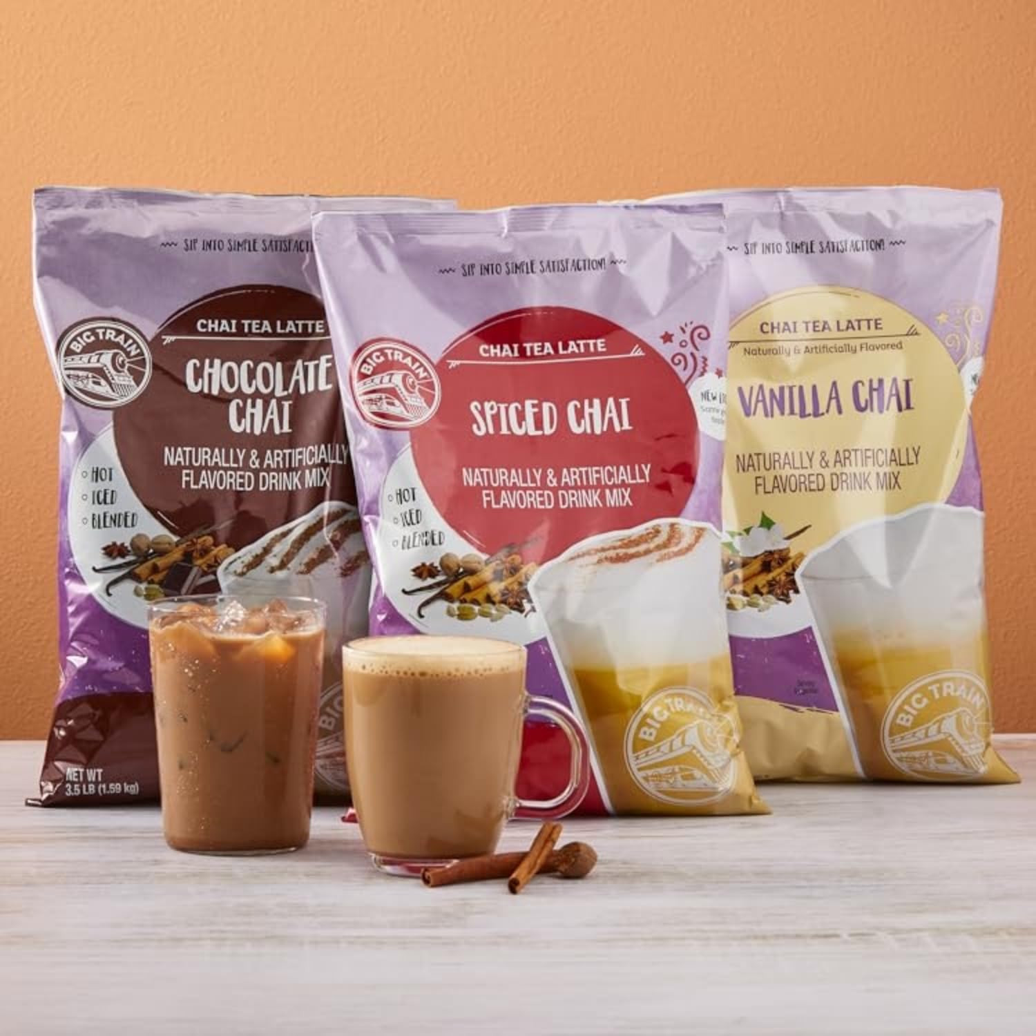 Spiced Chai Tea Latte Beverage Mix, 3.5 Pound (Pack of 1)
