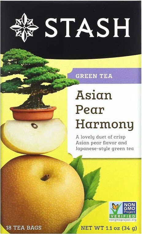Stash Asian Pear Harmony Green Tea – 18 tea bags