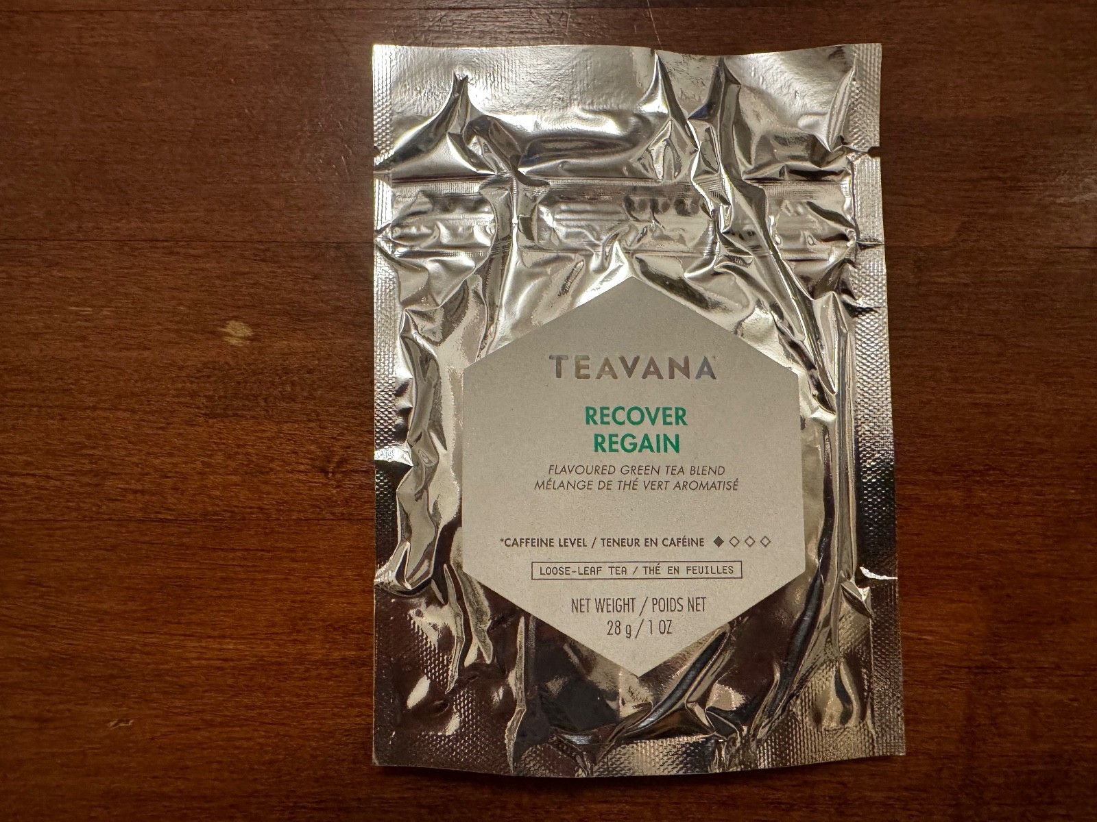 Teavana Tea, Discontinued Loose Leaf, New, Rare! 3 one ounce silver unopened bag