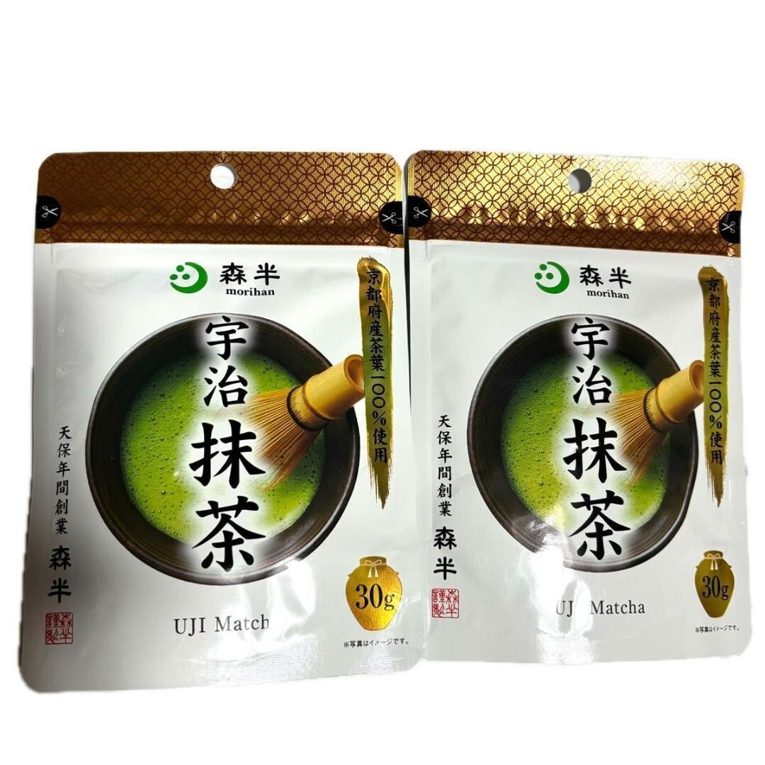 Morihan Kyoto Uji Matcha Powder – 30g x 2 (Made in Japan)
