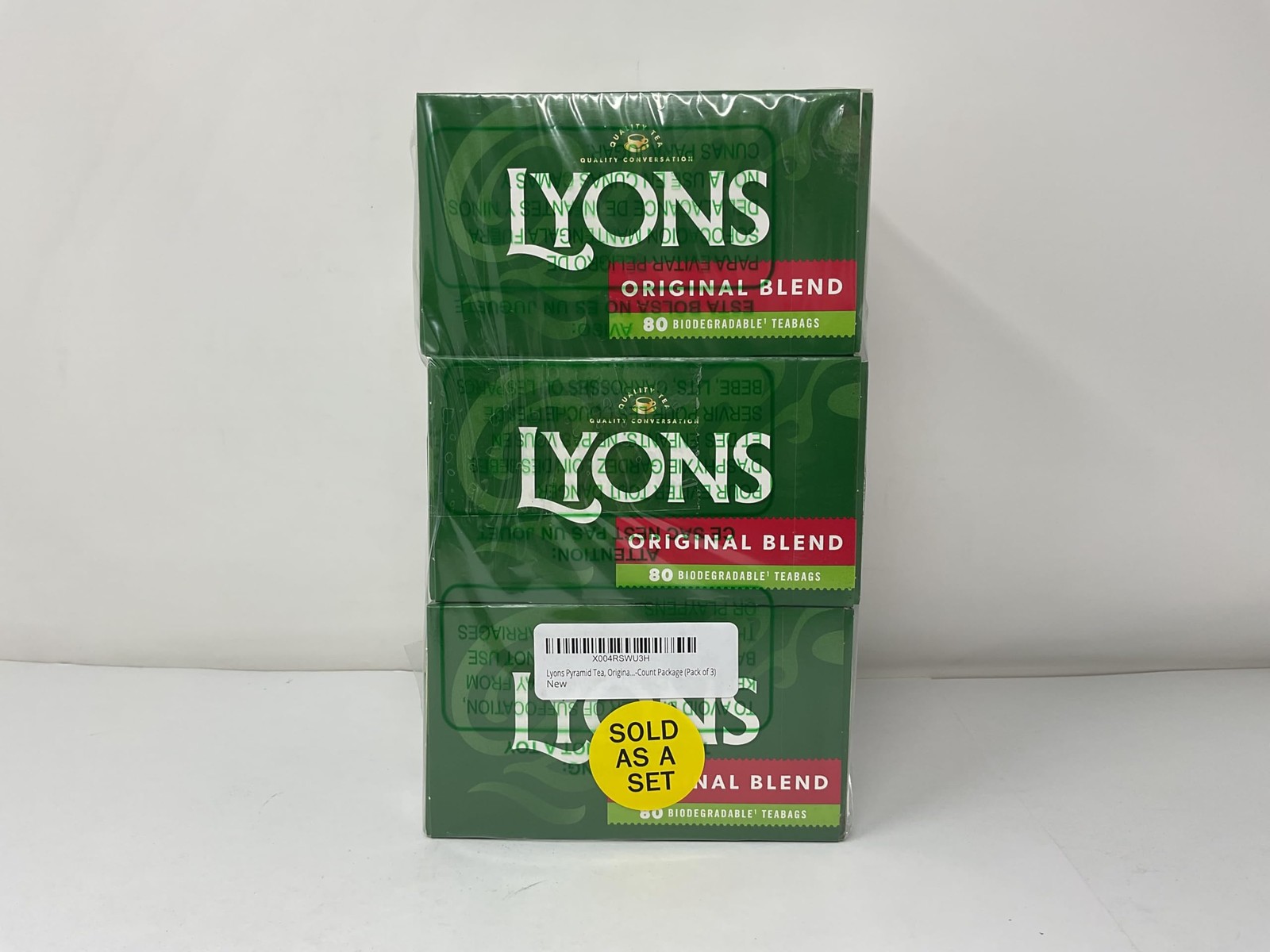 Original Blend Tea Bags 80 Count Pack of 3 – Premium Quality Tea