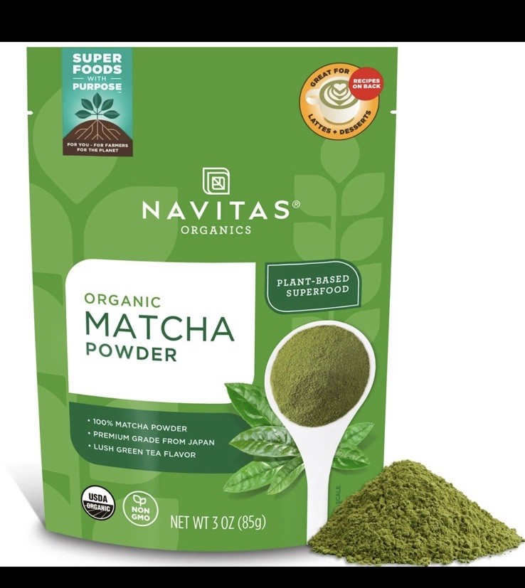 Navitas Organic Matcha Powder 3 oz – Premium Culinary Grade, Non-GMO, Vegan