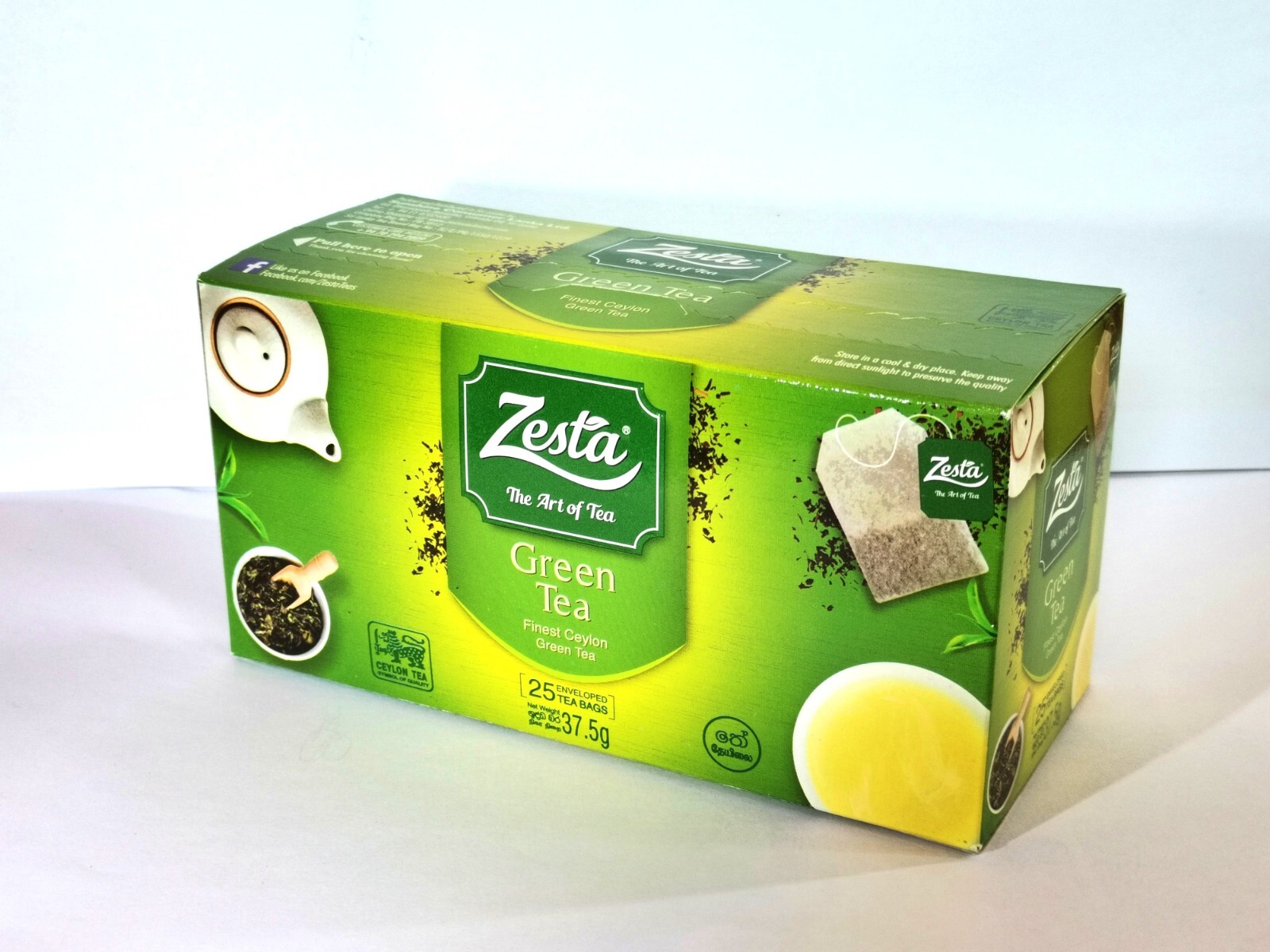 Ceylon Green Tea Bags 100% Natural Pure Herbal Organic Healthy Premium Quality