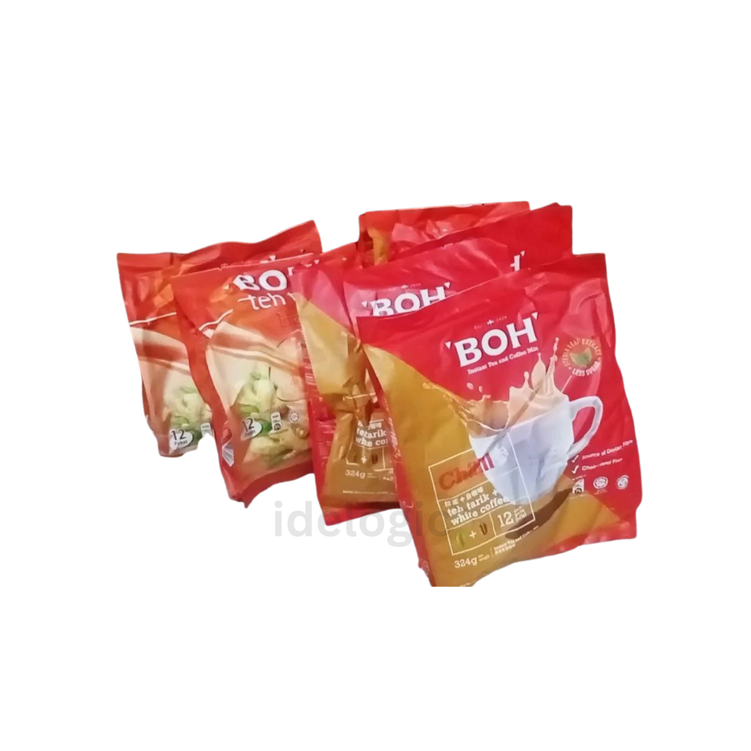 BOH Plantation BOH Cham Tea & White Coffee Mix – 12s x 27g Teh Tarik & Coffee