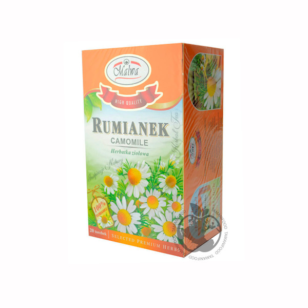 MALWA FRUIT HERBAL RUMIANEK CAMOMILE NO CAFEINE 20 Bags POLAND Polish TEA