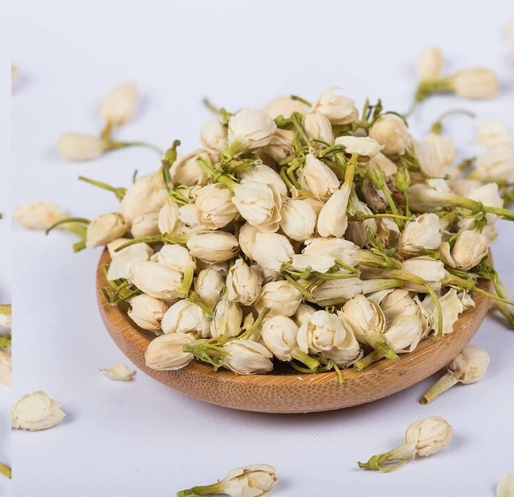 Jasmine Flower Buds Tea 250g (8.81oz) for Hot Cold Floral Beverages Garnishing