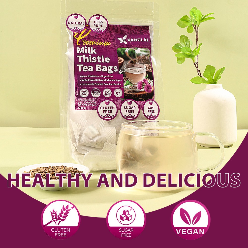Milk Thistle Tea Bags, 75 Teabags – Natural Milk Thistle Seed
