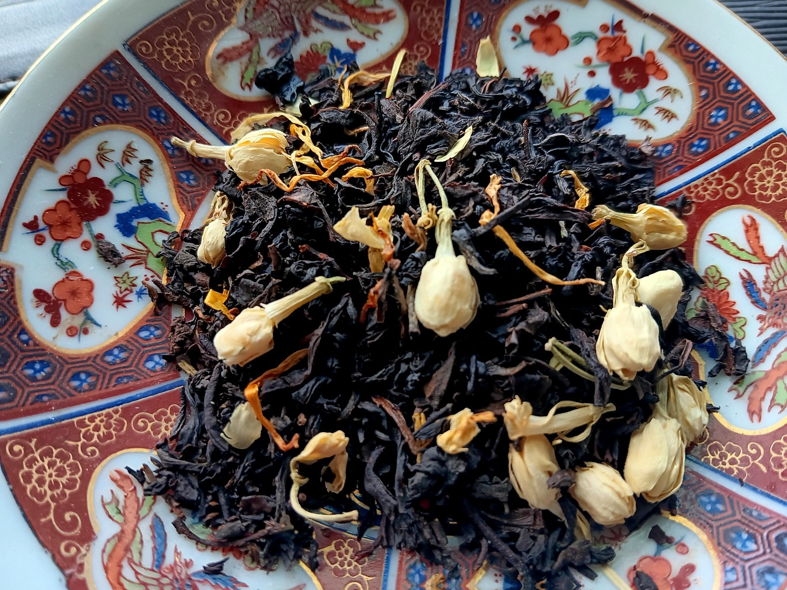 Cinnamon Peach & Jasmine Flower Blend Loose Leaf Aged Premium Black Tea