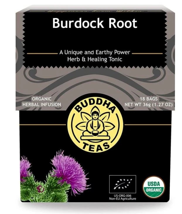 Buddha Teas Organic Burdock Root Tea – OU Kosher, USDA Organic 18 bags
