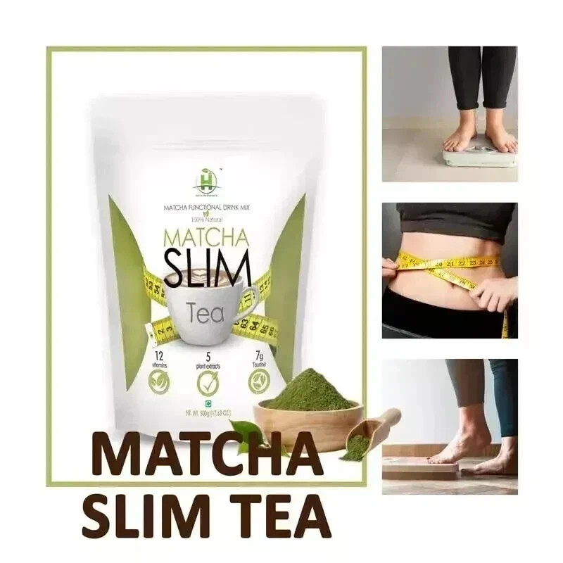 Matcha Slim Green Tea Weight Management High In Antioxidants Detoxifying (100gm)