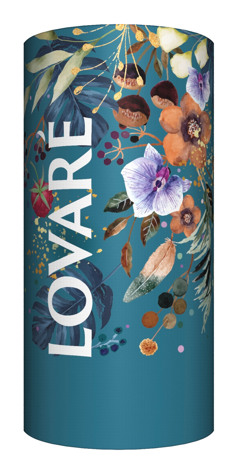 Lovare Tea 80g Premium Flavors in Gift Tube All Natural Ingredients