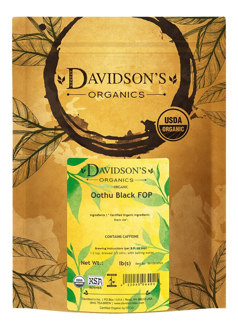 Tea Bulk, Oothu Black Fop, 16 Ounce