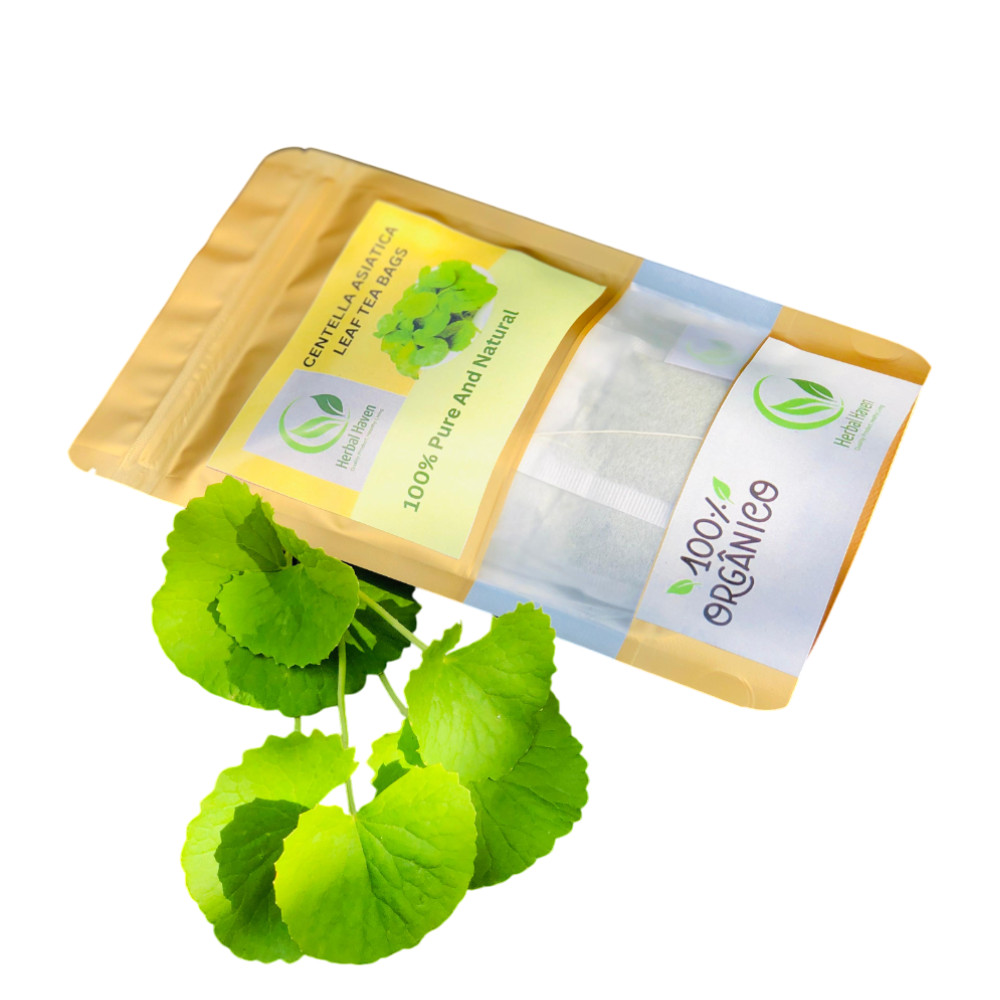 Gotu Kola Tea Bags (Centella Asiatica) 100% Natura Herbal Leaf Tea Caffeine Free