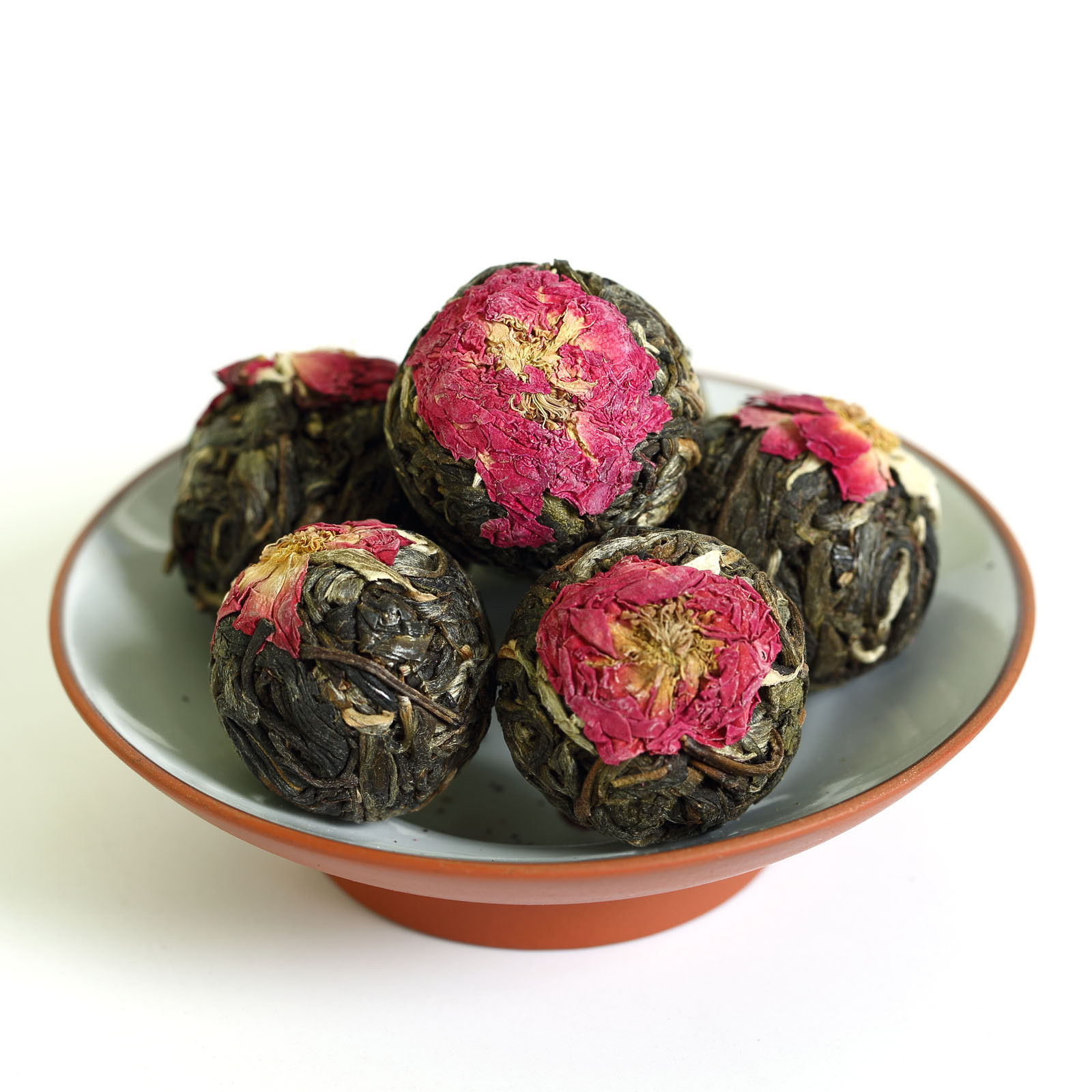 GOARTEA 2017 yr Red Rose Flower Yunnan Bulang puer Pu’er Puerh Tea Raw Ball Tuo