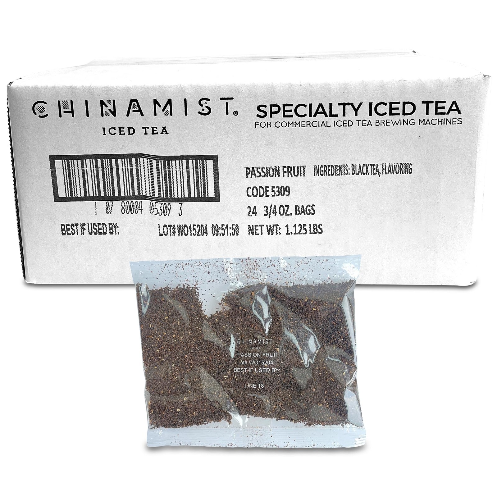 Passion Fruit Loose Leaf Black Tea Portion Packets, 24 Bags – 0.75 oz Each – …