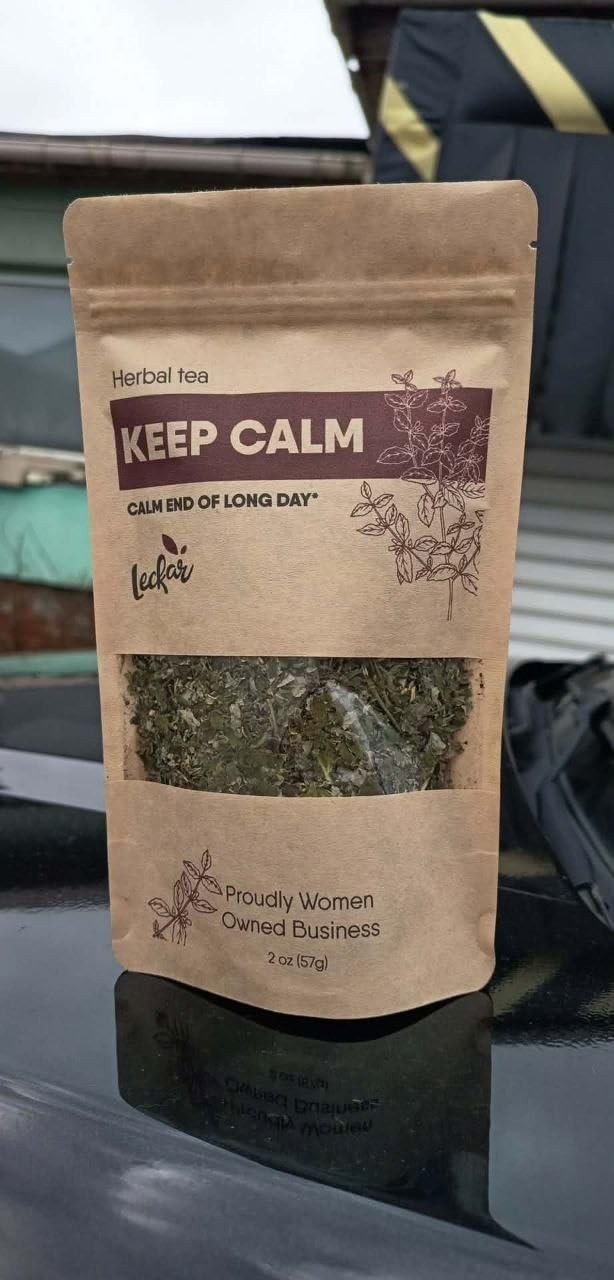 Keep Calm Valerian Root, Lavender, Peppermint Herbal Tea Loose Leaf Relaxing …