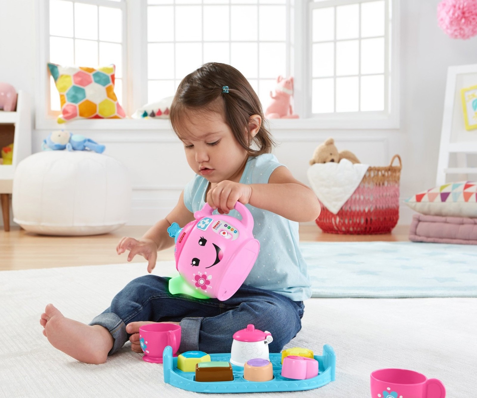 Little People: Sweet Manners Tea Set – Mattel (Pack of 2)