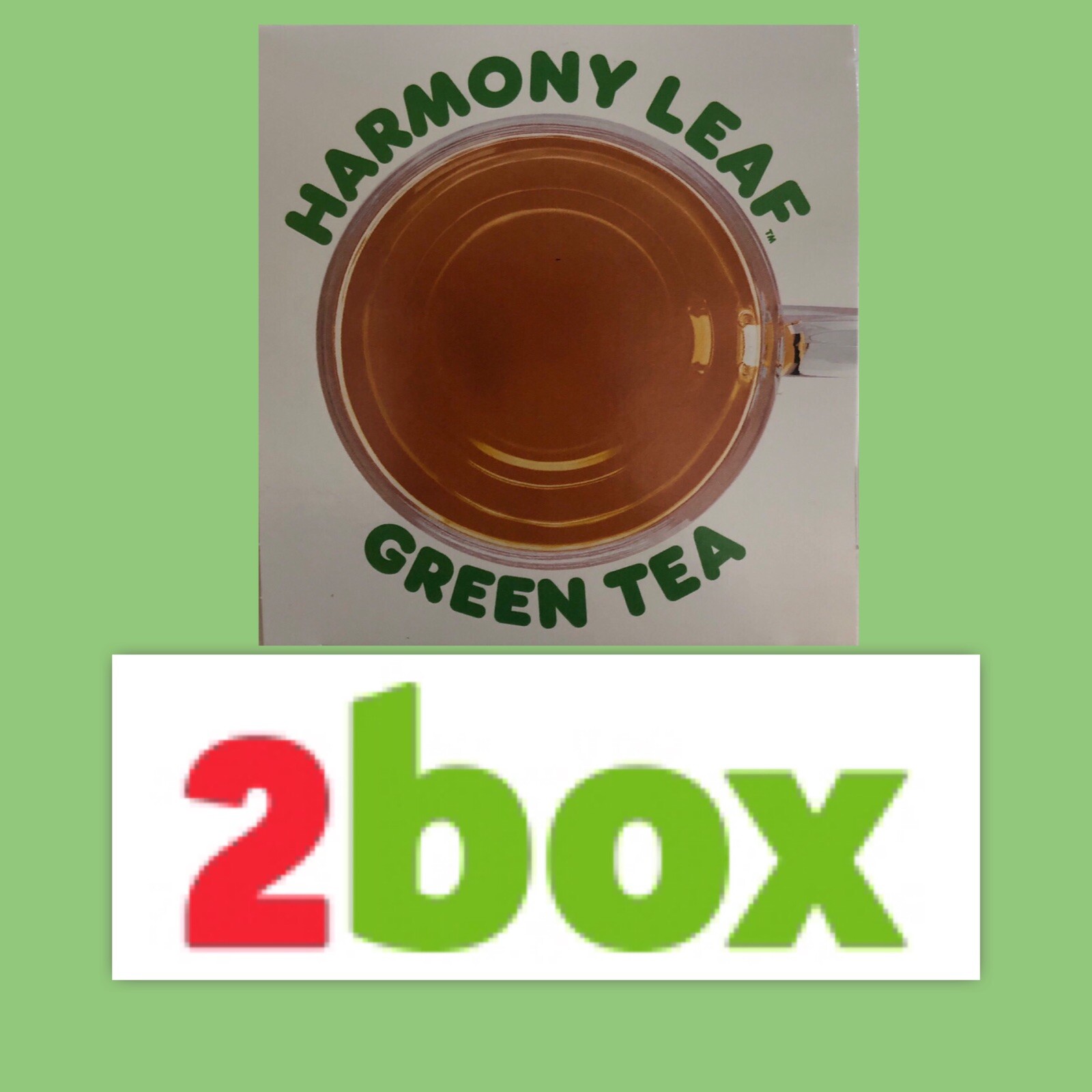 2 Boxes Dunkin Harmony Leaf Green Tea. 30 Tea Bags. NW 1.9 OZ EA.