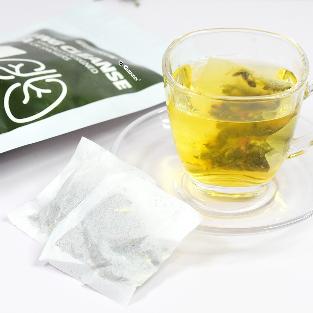 Lung Cleanse Herbal Tea for Smokers, Natural Detox & Respiratory Support 30 Bag