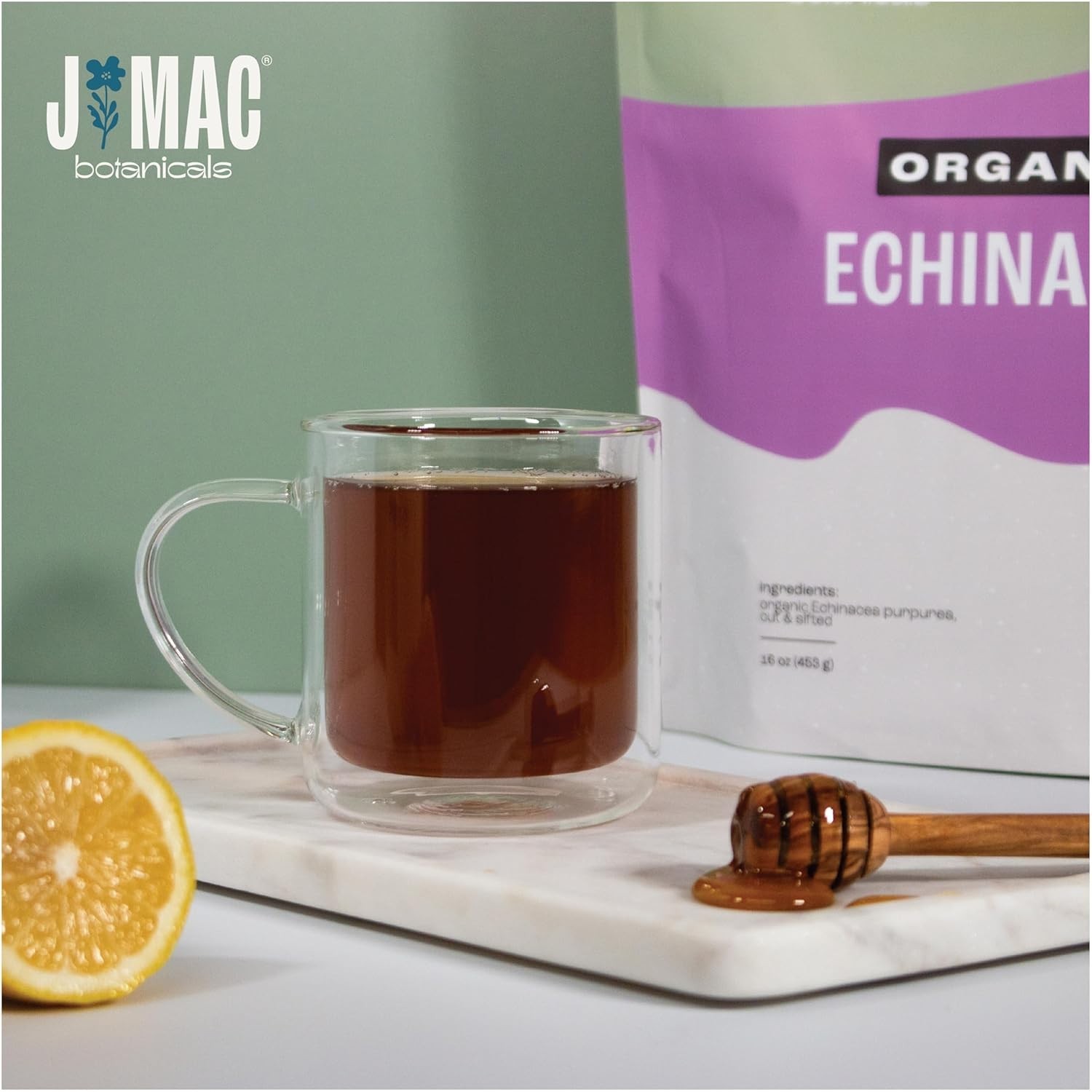 Organic Echinacea Purpurea Tea – Immune Support from Fayoum Oasis, 16oz