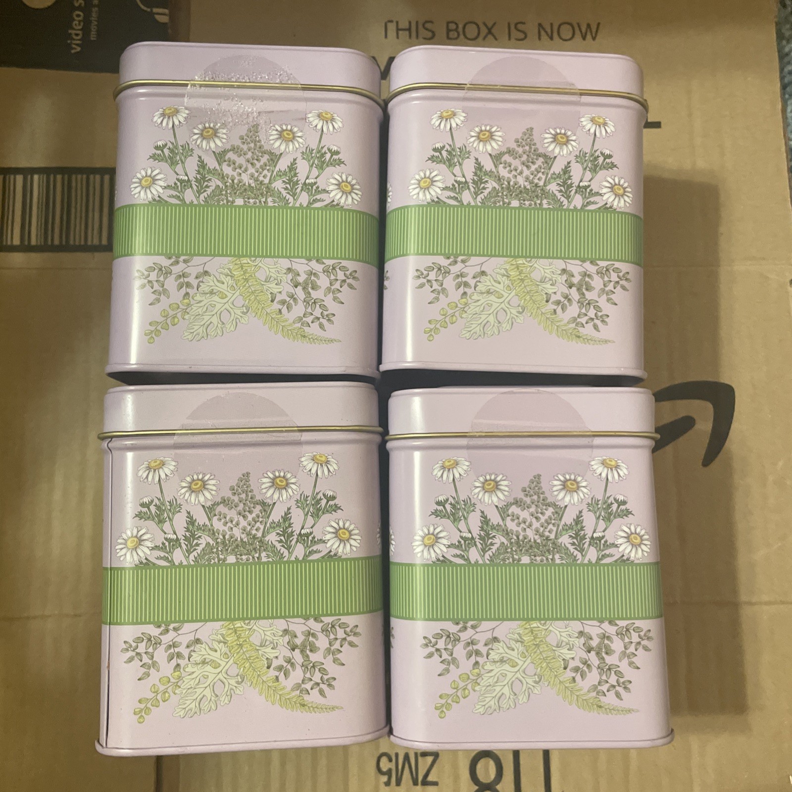 4 tins The Secret Garden Organic Sleep Blend Herbal Tea 50 ct. BBD 9/2026+
