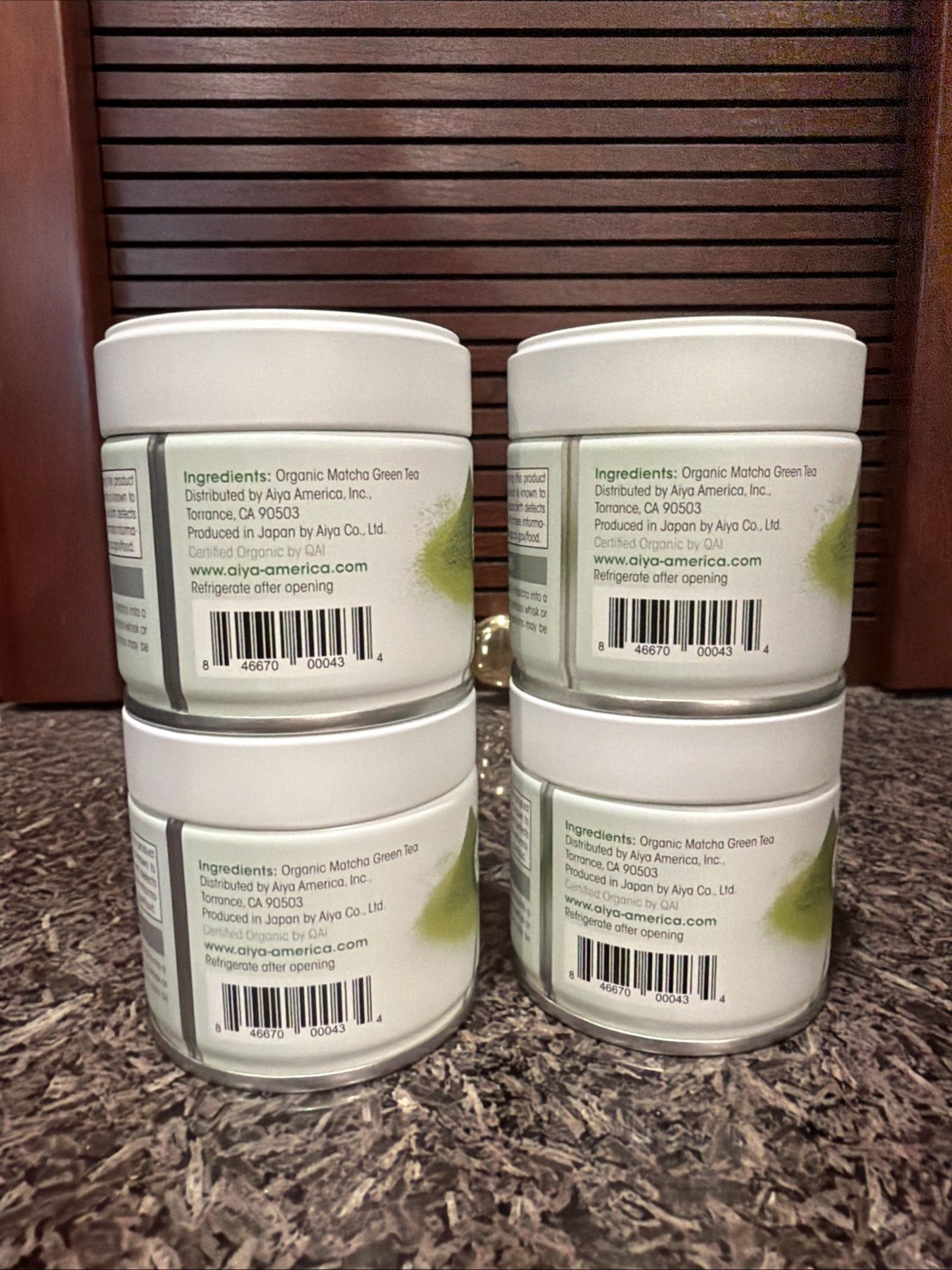NEW AIYA Organic Ceremonial Grade Japanese Matcha Powder 30g Exp 5/2027 (4 Pcs)