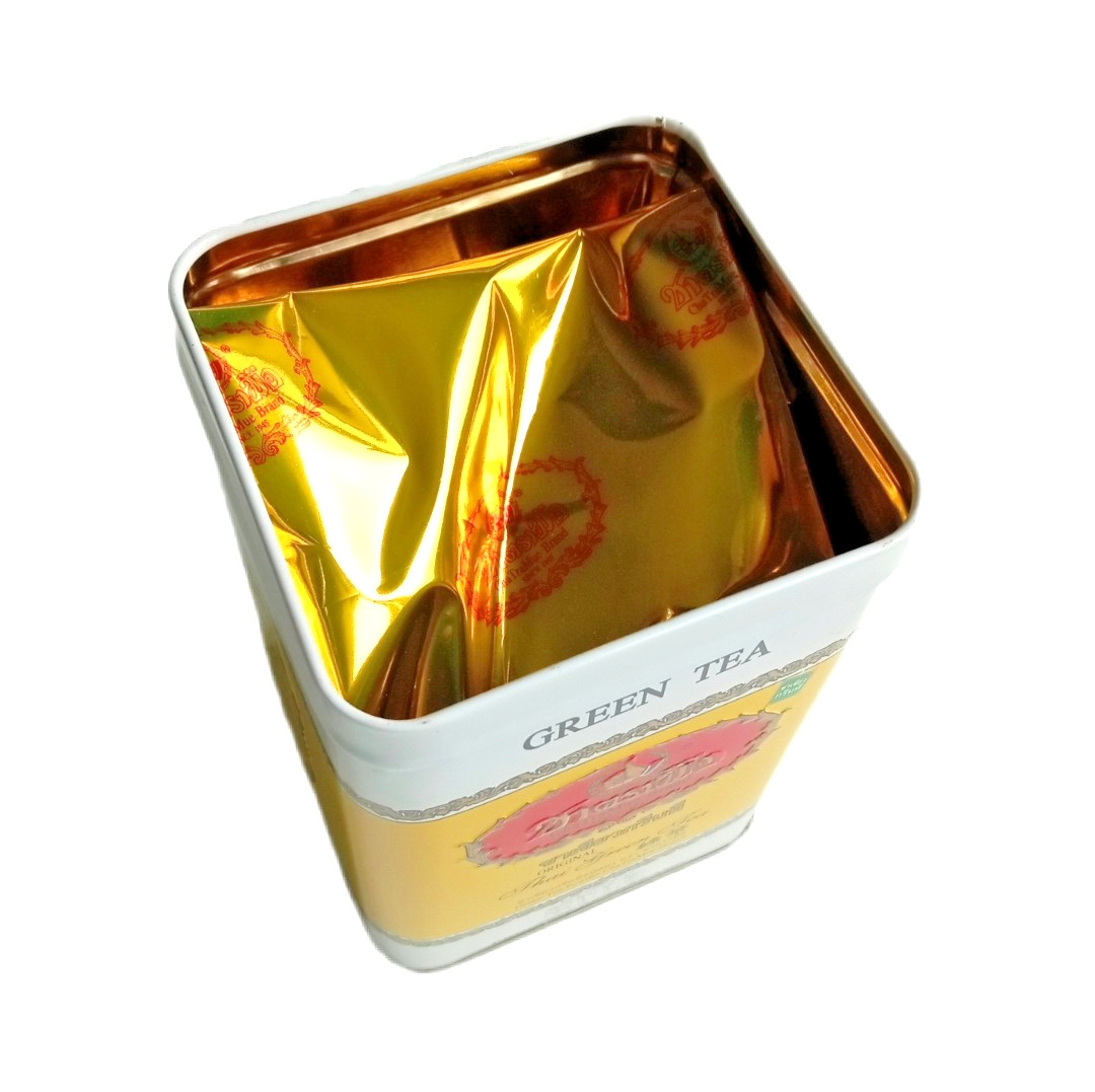 ChaTraMue Thai Green Tea, No Artificial Colors – 3 Tins, 150 Bags Total【US DDP】