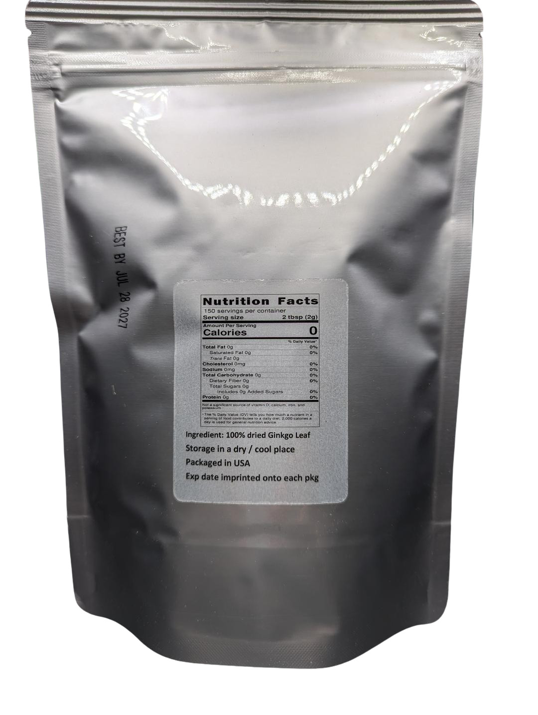 Ginkgo Leaf – Ginkgo Biloba Loose Leaf C/S from 100% Nature, Wild Crafted