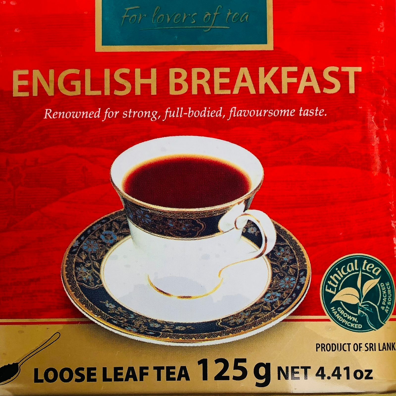Ceylon Black Tea English Breakfast Dilmah 100% Natural Loose Leaf Single Estate