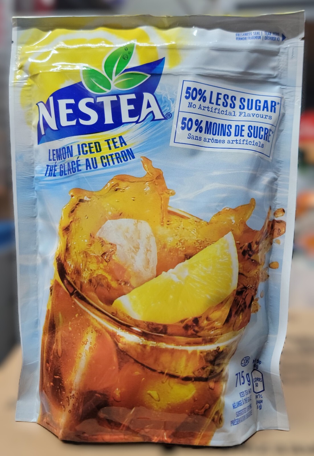 NESTEA Lemon Iced Tea Mix, 715g/25.2 oz, Pouch FREE SHIPPING