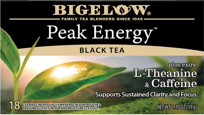 Bigelow Peak Energy Black Tea – 18 tea bags