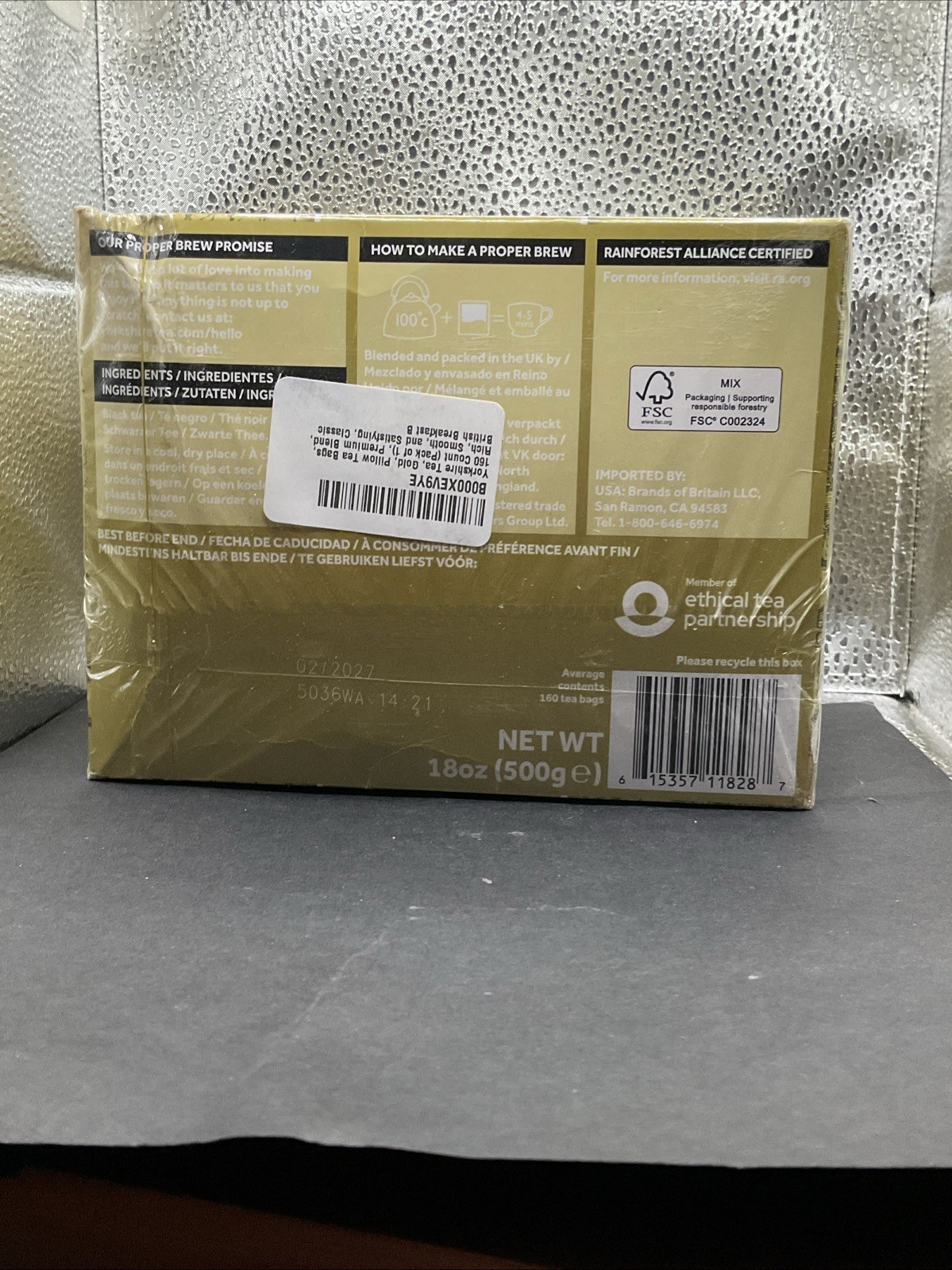 Taylors of Harrogate Yorkshire Gold, 160 Teabags 07/2027