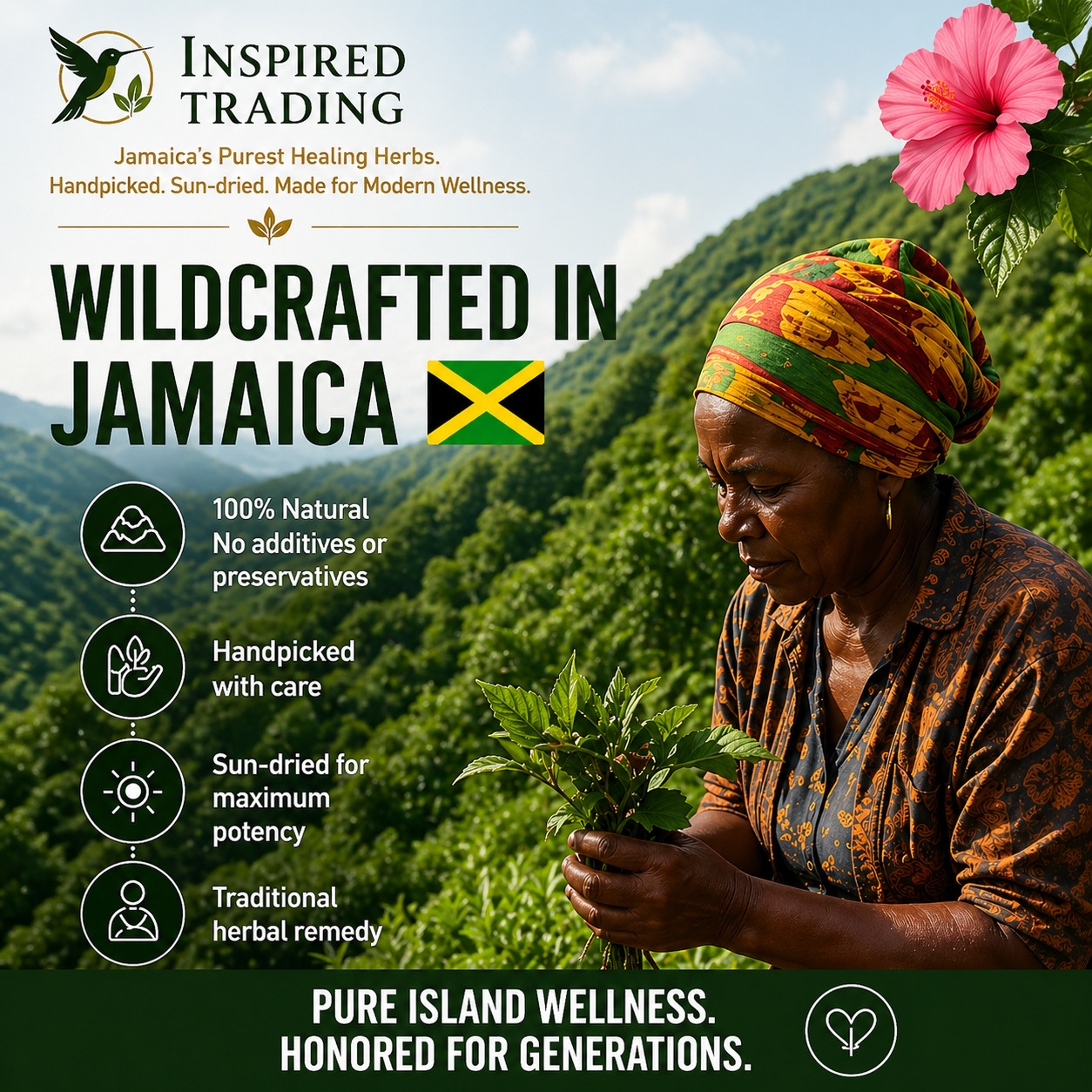 Jamaican Dog Blood Tea 2 Pack Fertility TTC Womb Wellness | Wildcrafted Portland