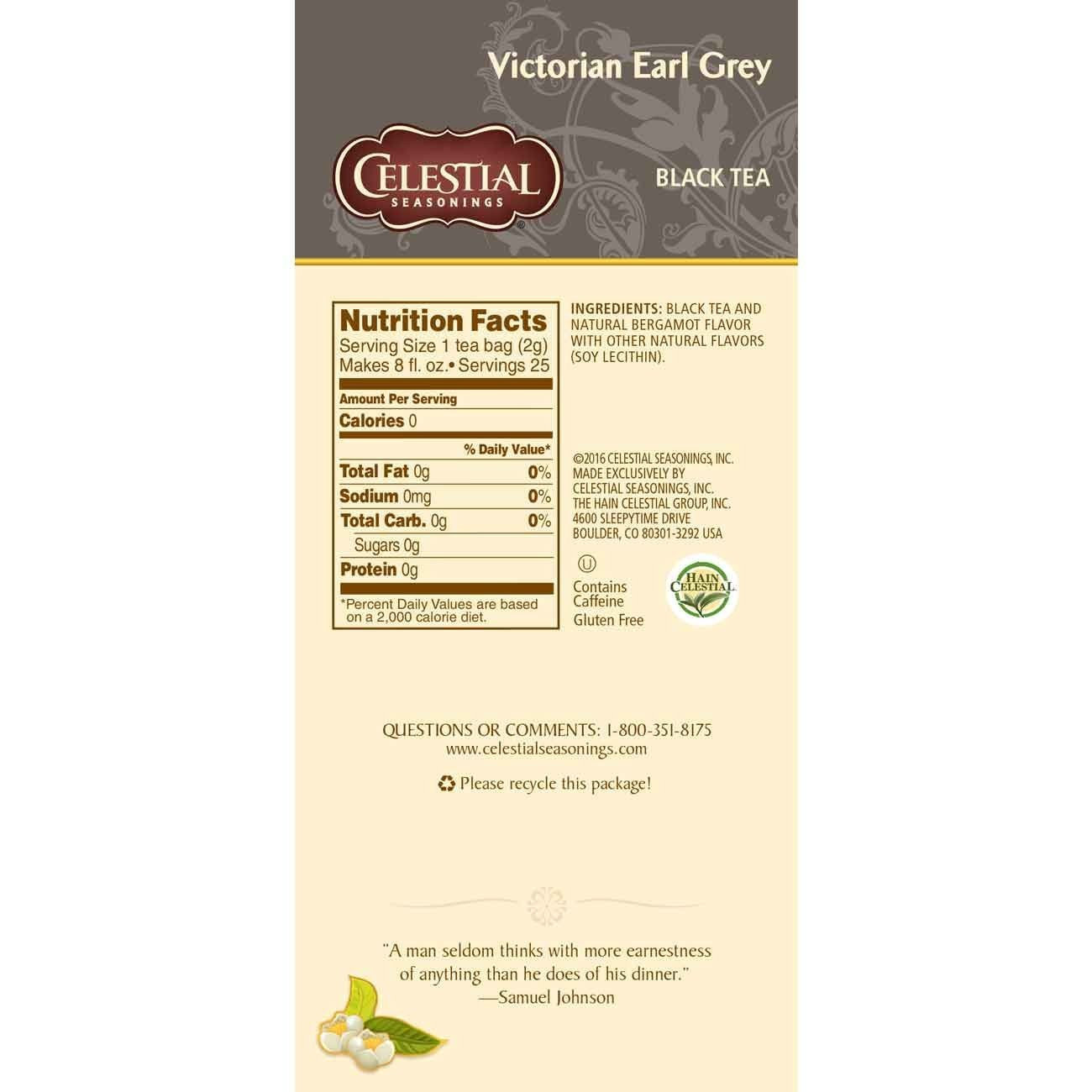 Victorian Earl Grey Black Tea 25 Tea Bags
