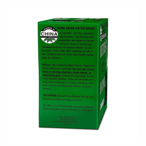 Dieters Tea China Green 12 Bags By Uncle Lees Teas
