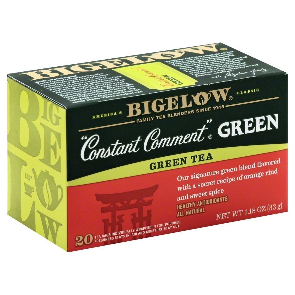 Constant Comment Green Tea – Allergen-Free 20 Bags for Vitality & Wellness