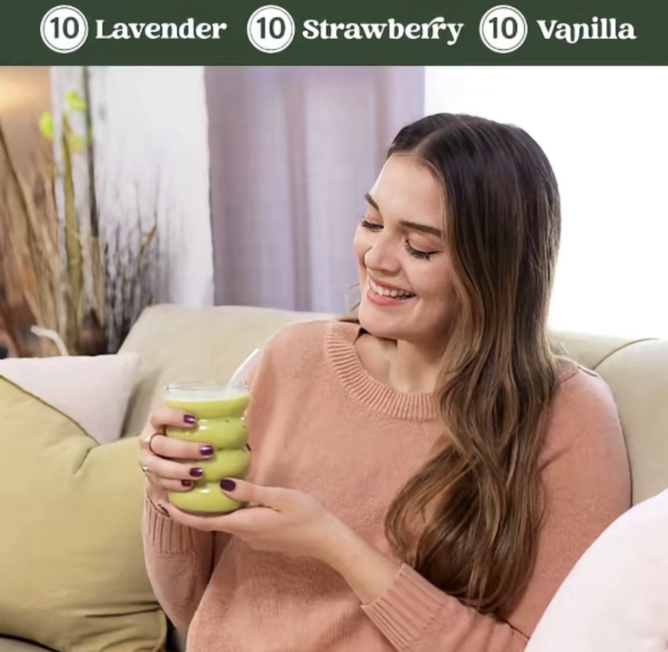 Matcha Variety Pack Lavender Strawberry Vanilla 30 Sticks Organic Japanese