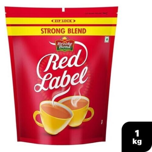 Brooke Bond Red Label Strong Blend Tea, High quality blend of tea rich 1 kg