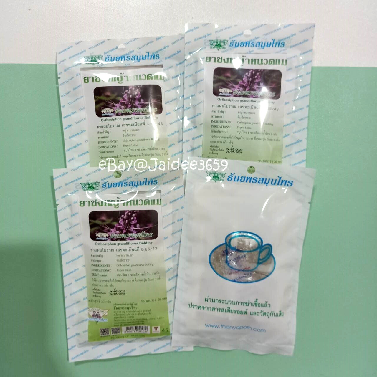 6X Java Tea Cat’s Whiskers Thai Herbal Organic Natural Orthosiphon Grandiflorus