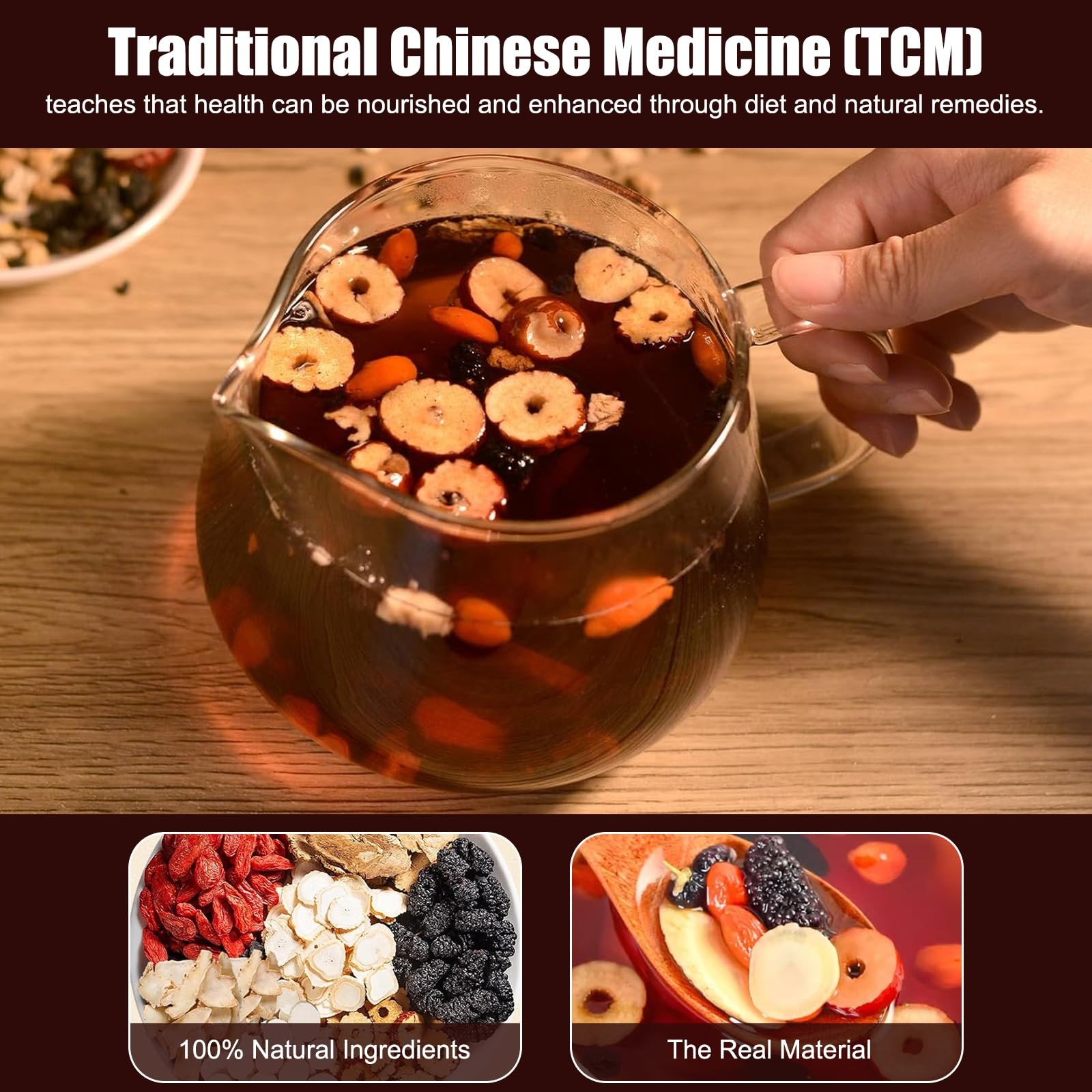 Kidney Tea 30 Bags Ginseng Six Treasure Formula Traditional 30