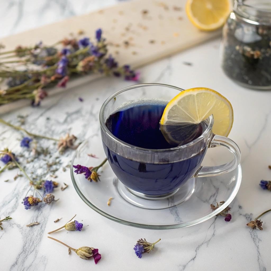 – Butterfly Pea Flower Tea – 50 Count Butterfly Pea Flower Tea Bags – Natural…