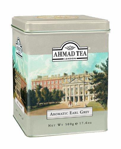 Ahmad Tea Earl Grey Aromatic Loose Tea Ceylon Caddy 17.6 Ounce