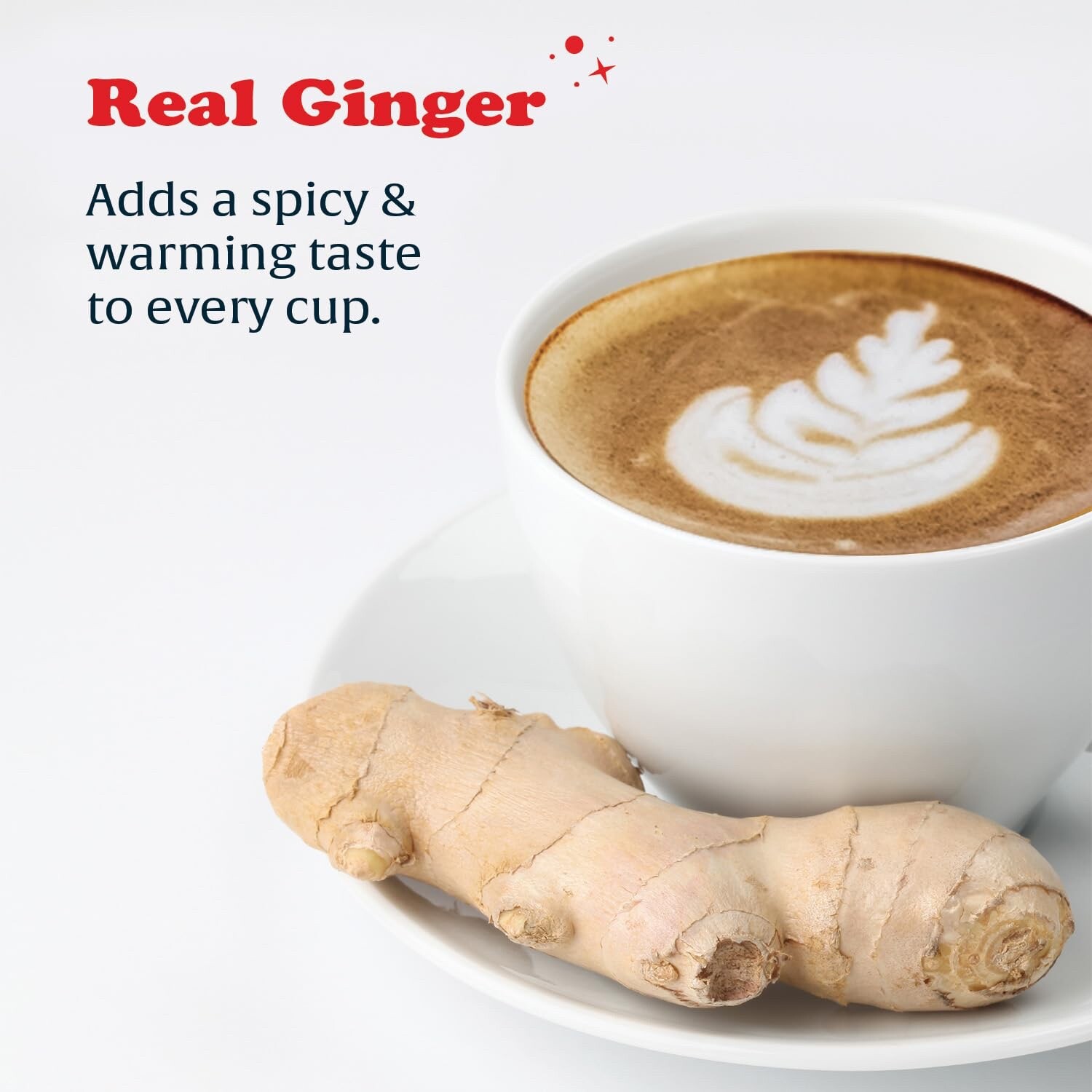 Pocas Honey Ginger Ginger Latte Instant Honey Ginger Tea Made with Real Ginger