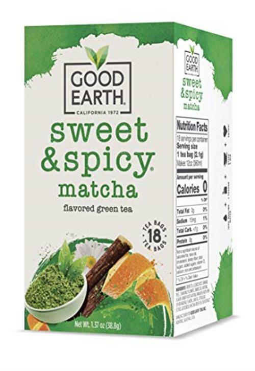 Good Earth Green Tea, Sweet and Spicy, Matcha Assorted Flavor Names , Sizes