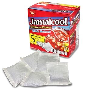 Jamaicool Hibiscus Flowers 100% Natural (5 Handy Bags, Each Makes 1 Gallon) –