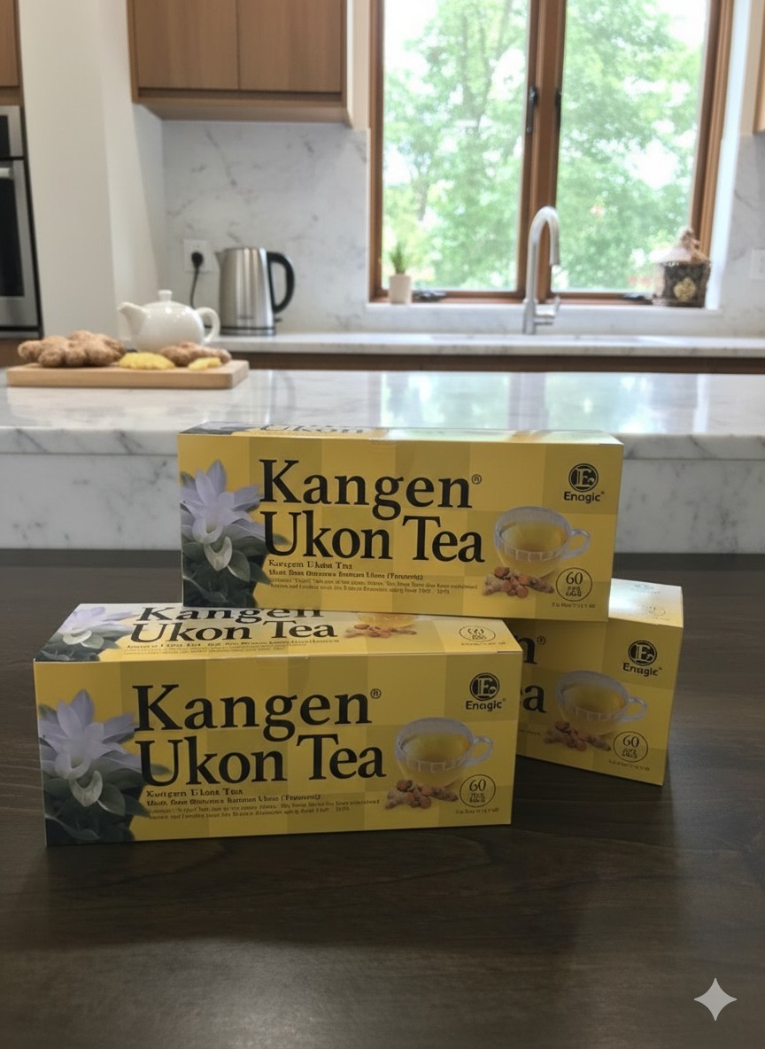 3 Boxes Of Kangen Ukon Tumeric Tea Made In Japan 60 Bags In A Box