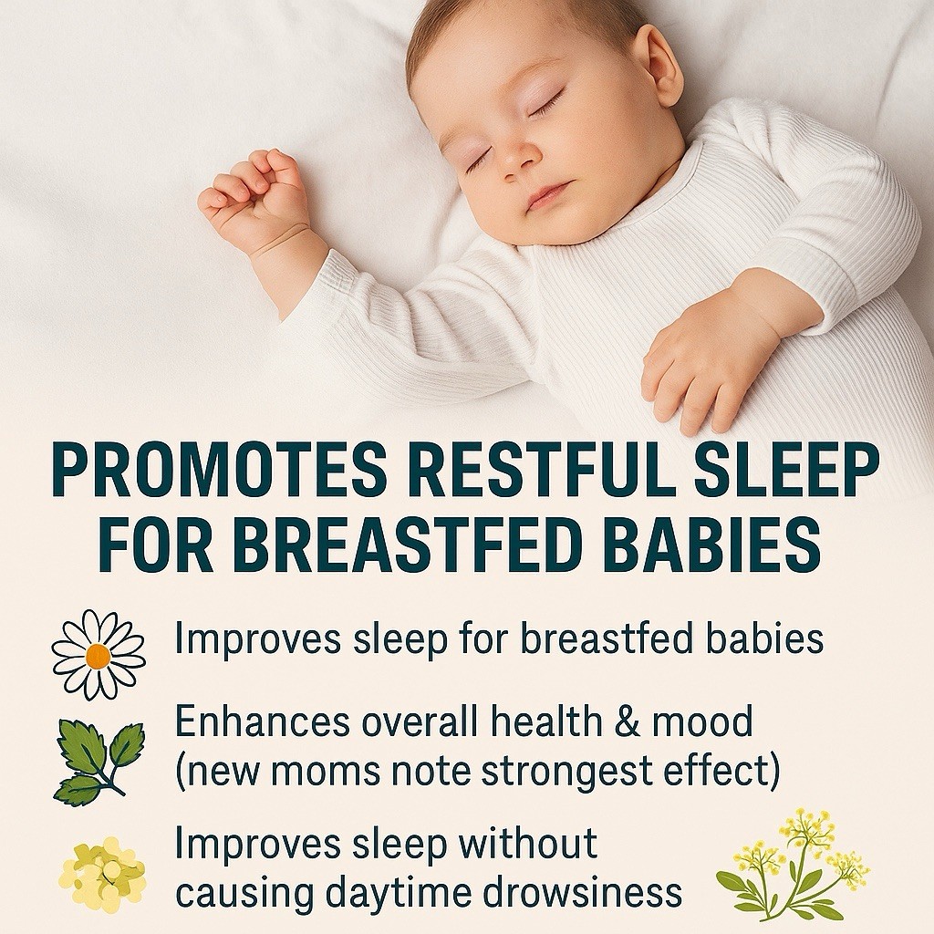 Herbal tea for moms (Chamomile, Lemon Balm, Linden) Better Baby Sleep 7oz