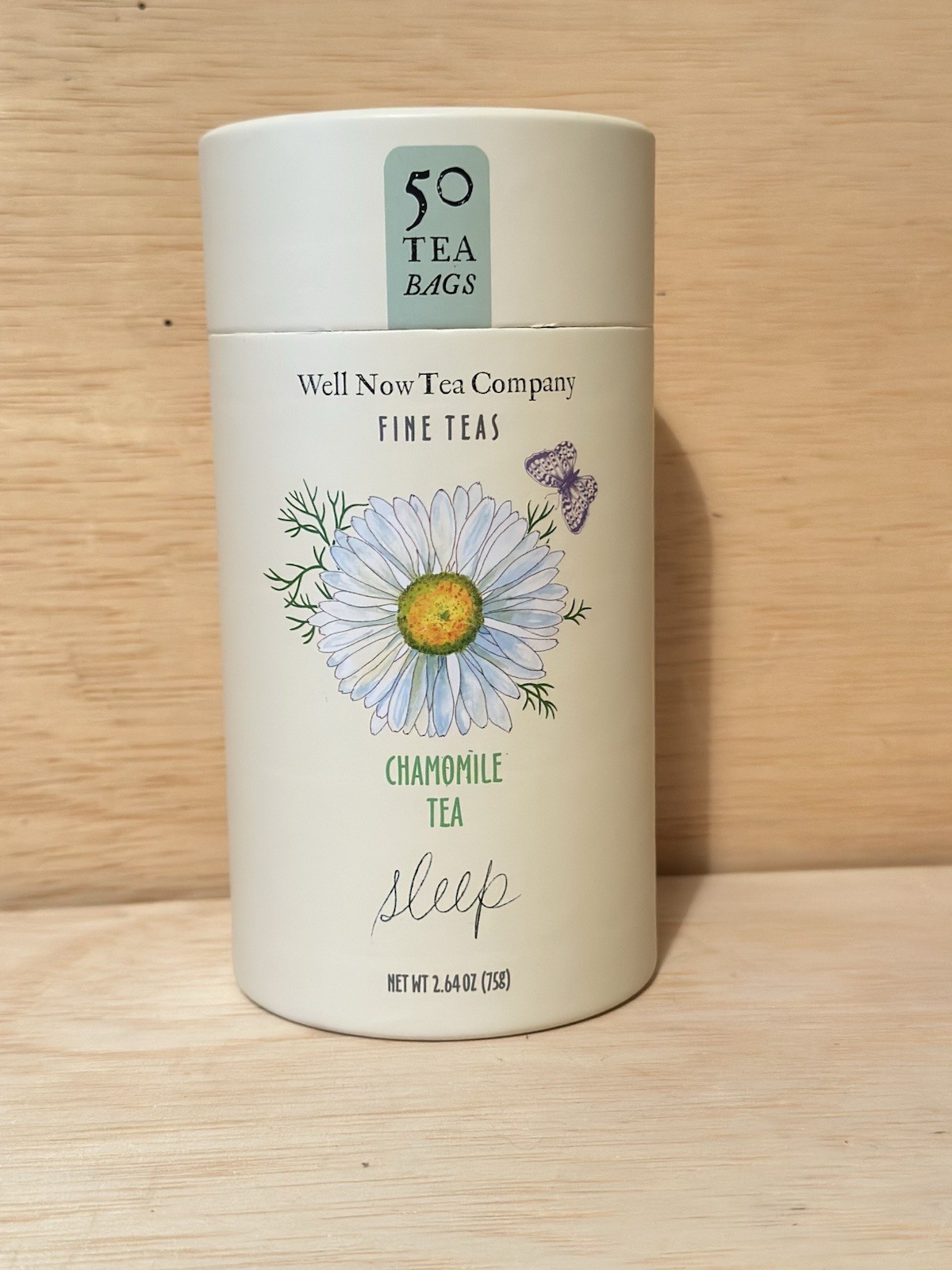 Well Now CHAMOMILE TEA SLEEP Fine Tea Bags Caffeine Free 50 Bags 8/28
