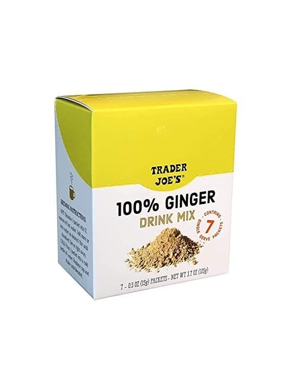 100% Natural Ginger Drink Mix 2 Boxes 14 Packets of 0.5oz (15g) EA Trader Joe’s